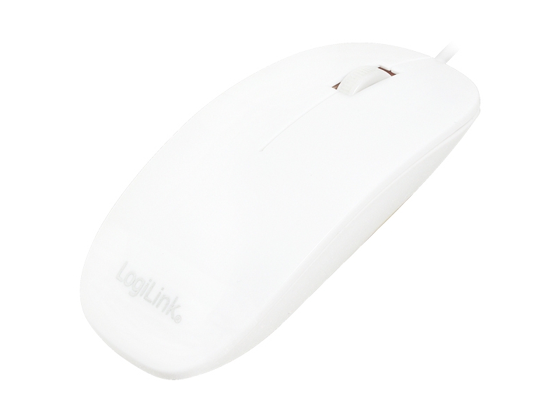 LogiLink Maus USB Optical Scroll 1000dpi white ID0062