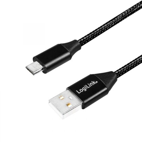LogiLink USB 2.0 Kabel zu Micro-USB Stecker 1,0m CU0144