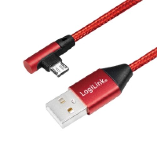 LogiLink USB 2.0 Stecker 2.0 zu USB-B (90Â° gewinkelt) 1,0m CU0150