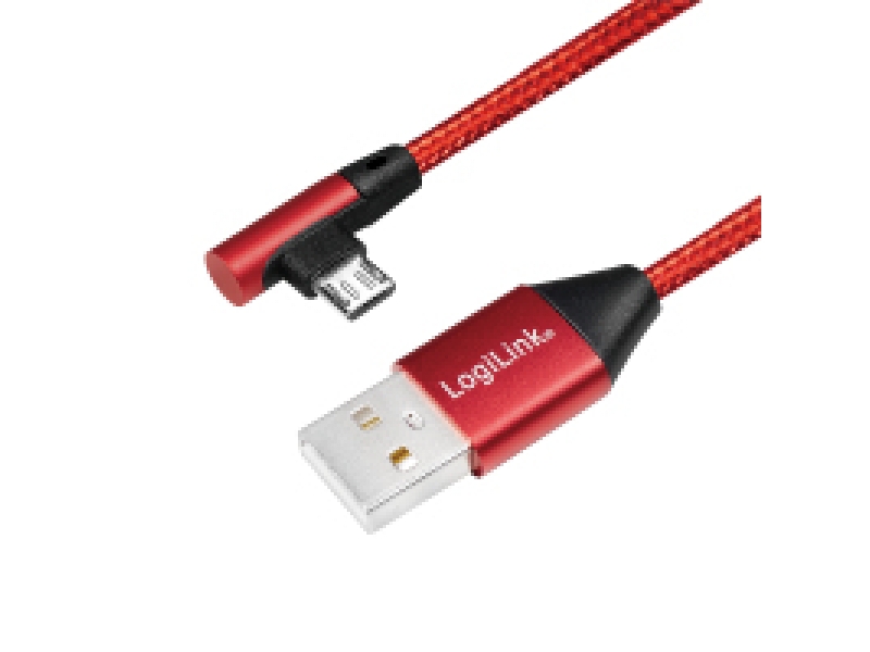LogiLink USB 2.0 Stecker 2.0 zu USB-B (90Â° gewinkelt) 1,0m CU0150