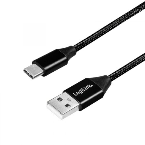 LogiLink USB-Stecker USB 2.0 zu USB-C 1,0m CU0140