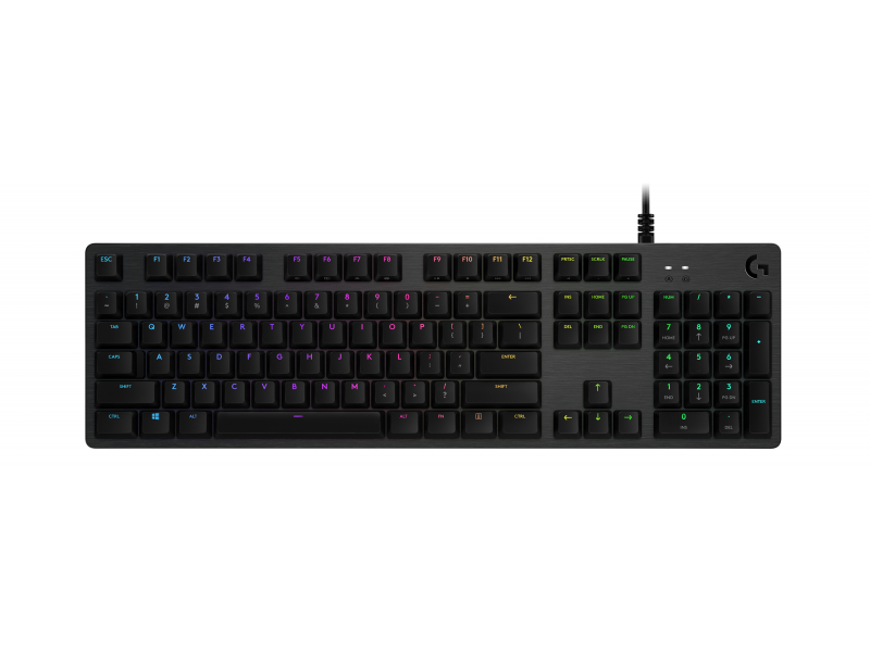 Logitech G512 Mechanische RGB-Gaming-Tastatur schwarz - 920-008726