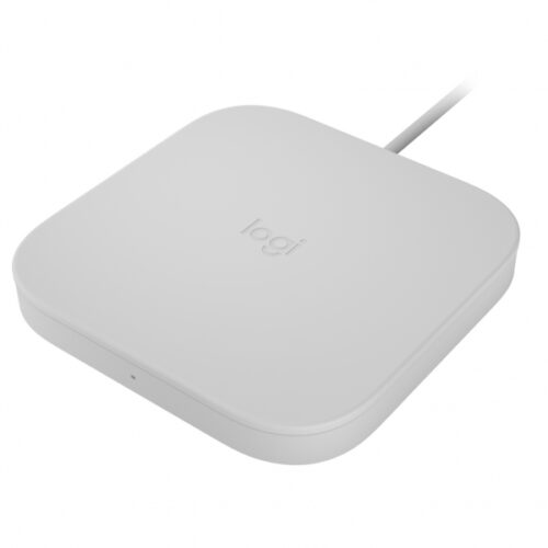 Logitech Powered Pad - Indoor - AC - 19 V - Wireless charging - 1.5 m - White 950-000032