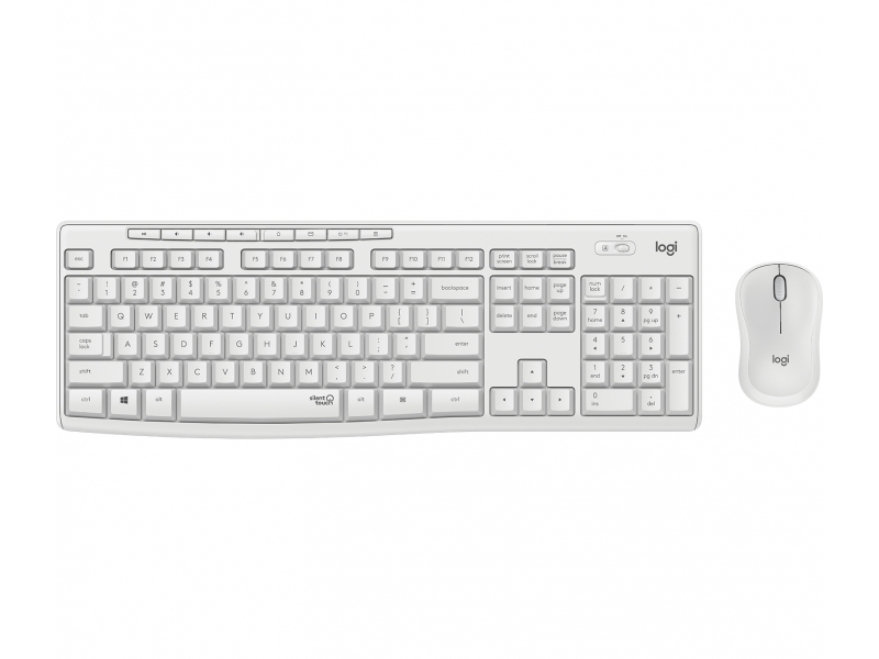 Logitech Wireless Keyboard+Mouse MK295 white retail 920-009819