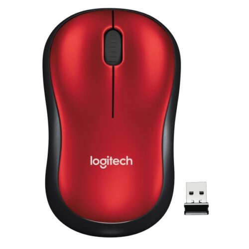 Logitech Wireless Mouse M185 RED EWR2 910-002237