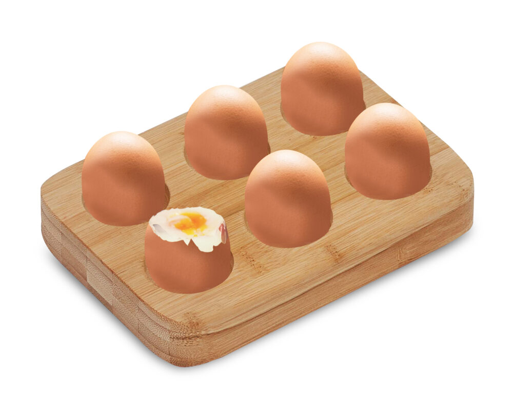 MK Bamboo BUCURESTI - 6 pcs Egg Holder