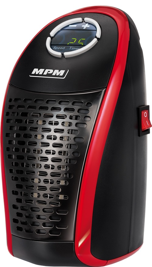 MPM Portable ceramic heater MUG-18 Black