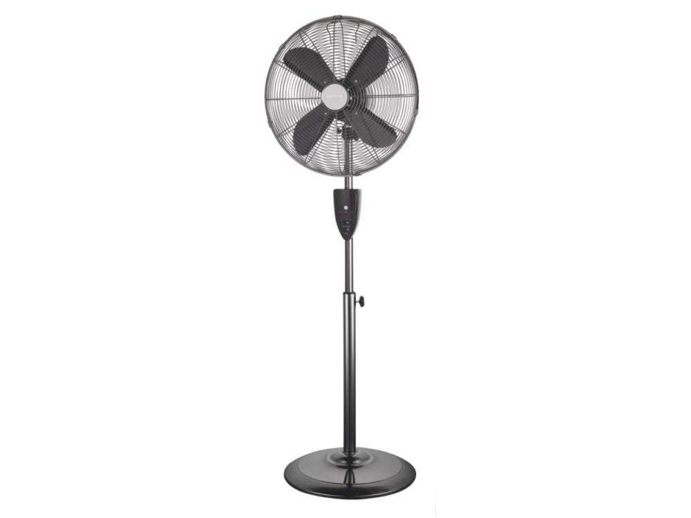 MPM Standing fan MWP-13M with Remote Control (Chrome-Metal)