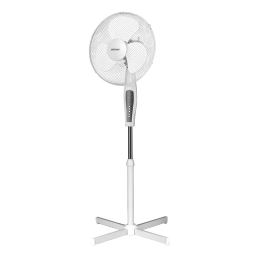 MPM Standing fan MWP-19 with Remote Control (White)
