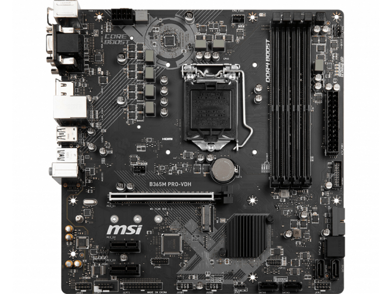 MSI B365M PRO-VDH (1151-v2) (D) | MSI - 7C39-001R