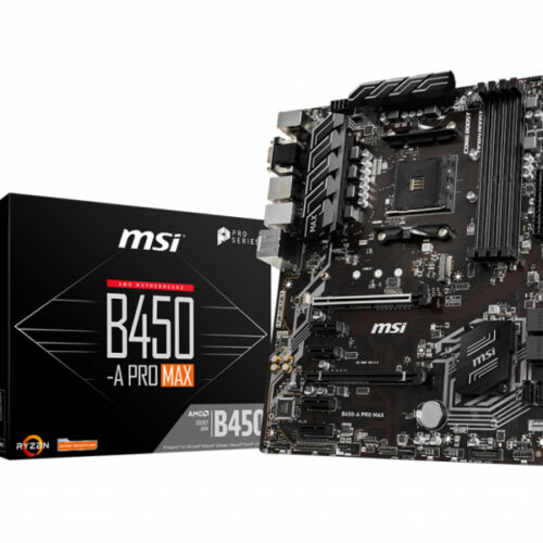 MSI B450-A PRO MAX (AM4) (D) | MSI - 7B86-022R