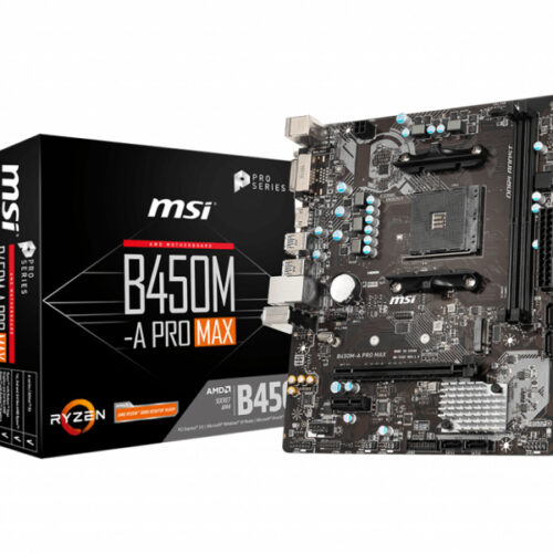 MSI B450M-A PRO MAX (AM4) (D) | MSI - 7C52-001R