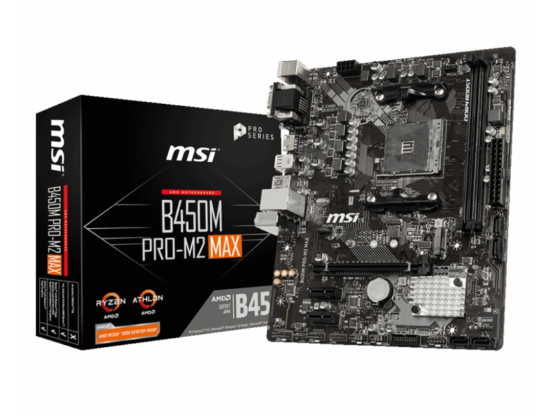 MSI B450M PRO-M2 MAX (AM4) (D) | MSI - 7B84-017R