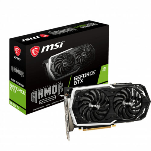 MSI VGA GeForce® GTX 1660 Ti 6GB Armor |V375-073R