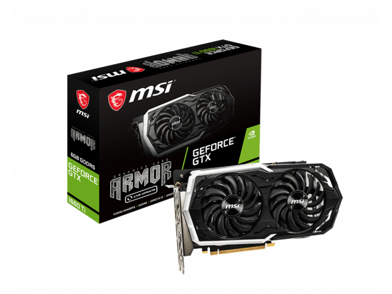 MSI VGA GeForce® GTX 1660 Ti 6GB Armor |V375-073R