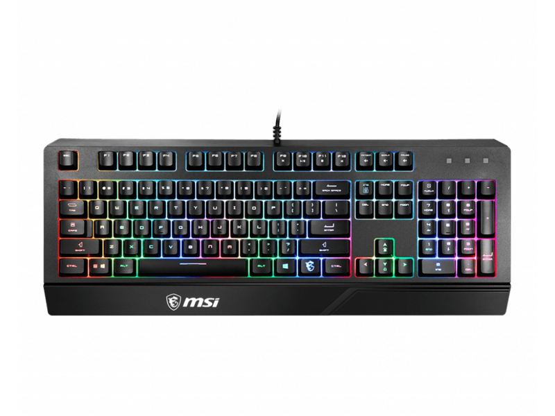 MSI VIGOR GK20 - Standard - USB -QWERTZ - RGB LED - Black S11-04DE231-CLA