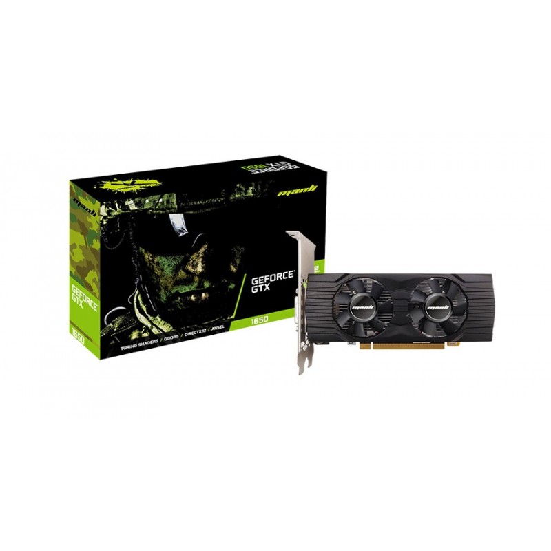 Manli VGA GeForce GTX 1650 4GB GDDR6 LP N59616500M24720