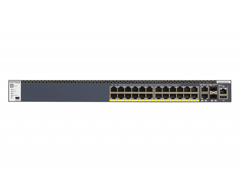 Netgear Switch 24x1000 PoE 550W + 2x10GBT 2x SFP+ - GSM4328PA-100NES