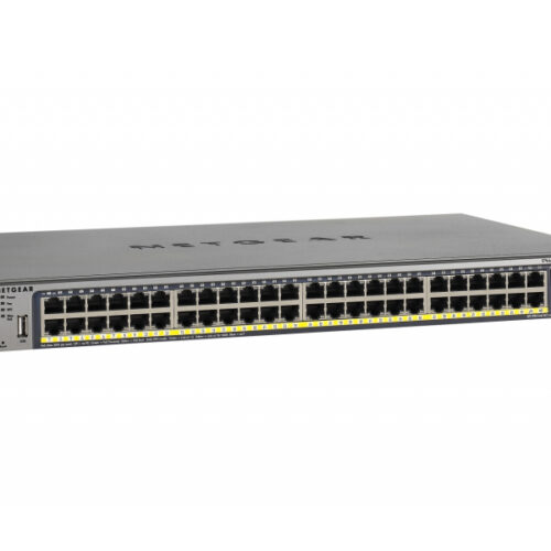 Netgear Switch 48x1000 PoE+ 2xGbit (4x Shared SFP) - GSM7248P-100NES