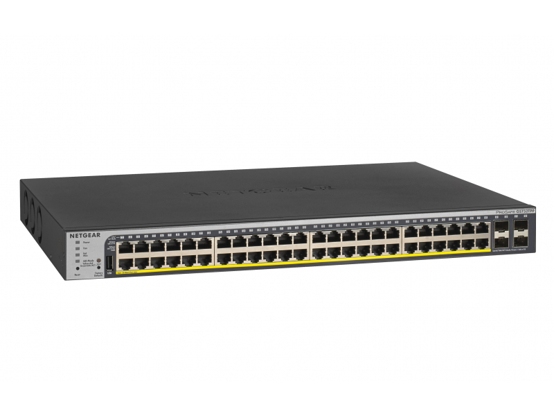 Netgear Switch 48x1000 PoE+ 760W 4x SFP Rack Sm.Mg - GS752TPP-100EUS