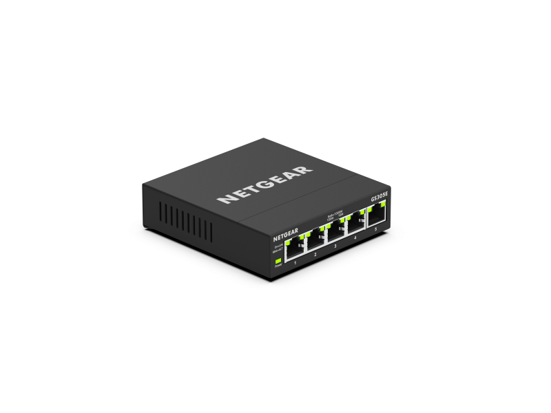 Netgear Switch 5x1000 lüfterlos SMB Metall - GS305E-100PES