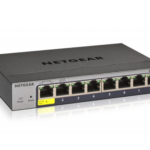 Netgear Switch 8x1000 lüfterlos Metall Sm.Mgd - GS108T-300PES