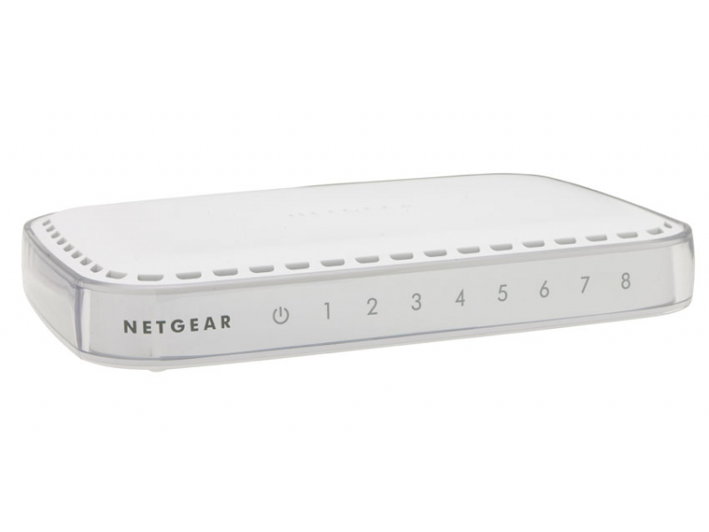 Netgear Switch 8x1000 lüfterlos weiß - GS608-400PES