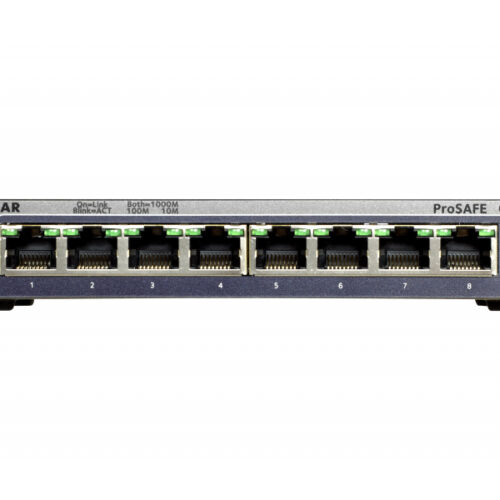 Netgear Switch 8x1000 sm.Mgd lüfterlos Metall - GS108E-300PES