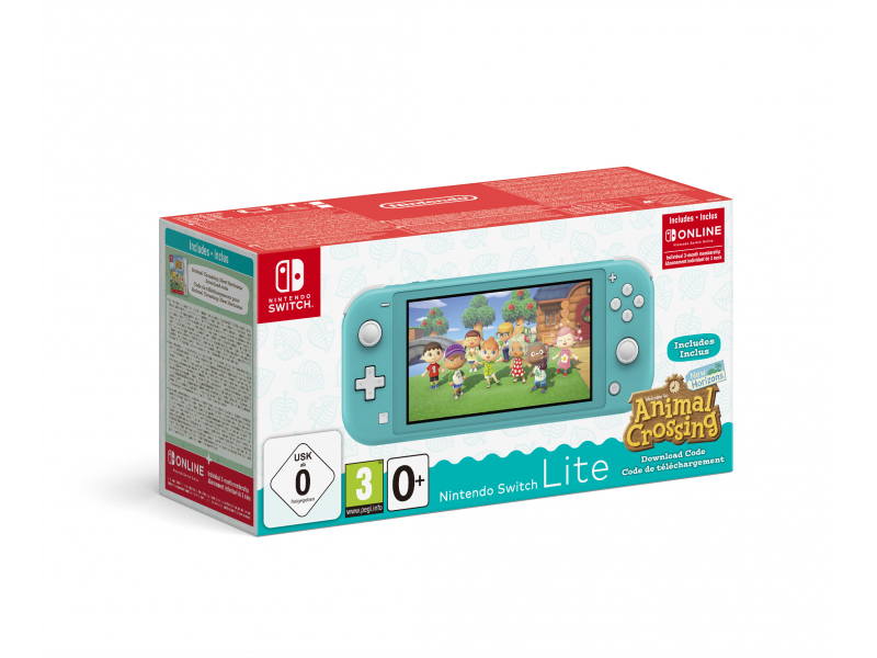 Nintendo Switch Lite Türkis inkl. Animal Crossing - 10005233