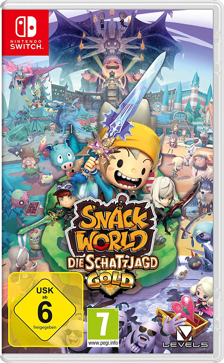 Nintendo Switch Snack World Die Schatzjagd - Gold - 2525540