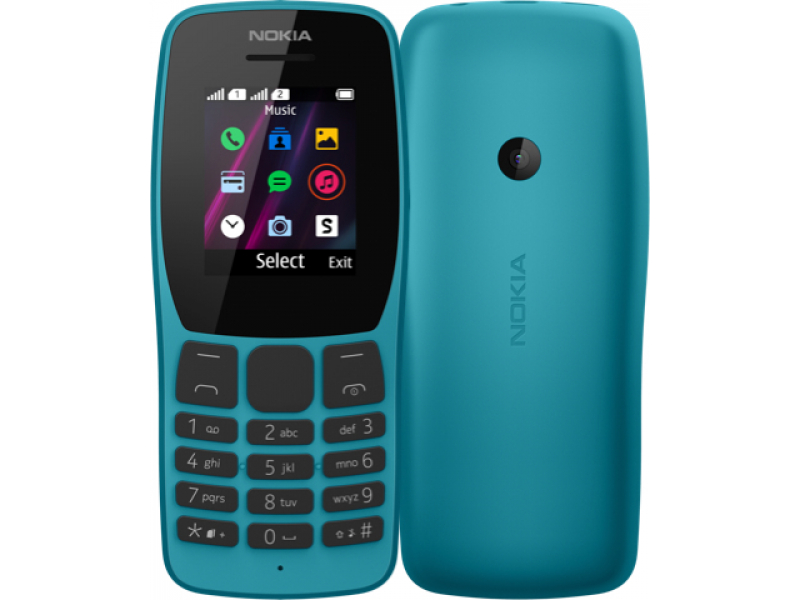 Nokia  110 Dual-SIM-Handy Meerblau 16NKLL01A07