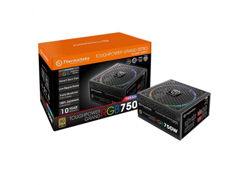 PC- Netzteil Thermaltake Toughpower Grand RGB 750W - Sync Edition | Thermaltake - PS-TPG-0750FPCGEU-