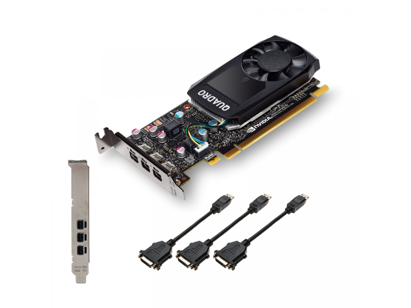PNY NVIDIA Quadro P400 DVI Graphics Card VCQP400DVIV2-PB