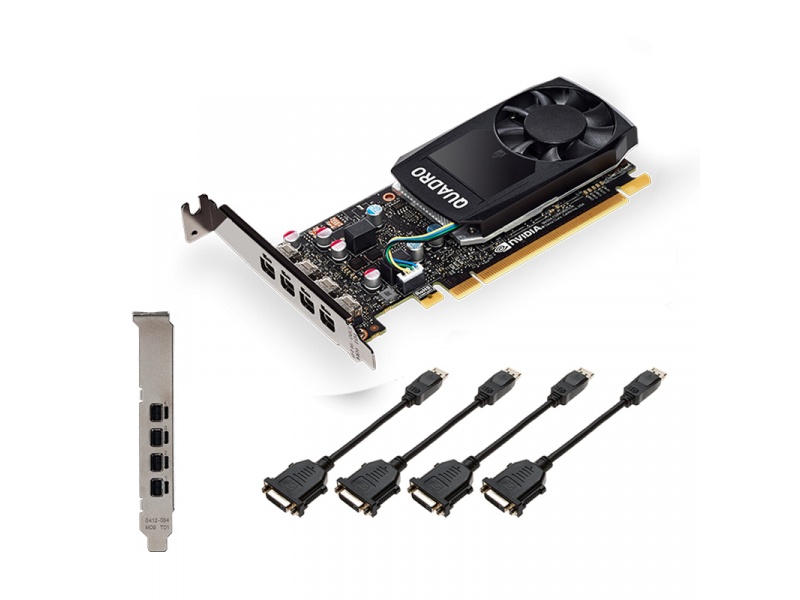 PNY VGA Quadro P1000 v2 4GB DVI GDDR5 VCQP1000DVIV2-PB