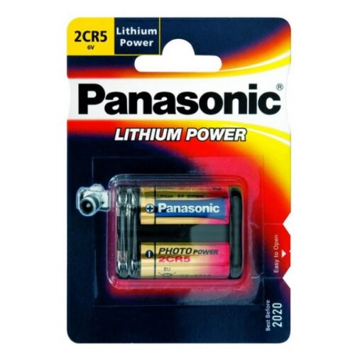 Panasonic Batterie Lithium Photo 2CR5 3V Blister (1-Pack) 2CR-5L