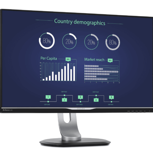 Philips 25 258B6QUEB LED-Display HDMI, DP, VGA, D - 258B6QUEB