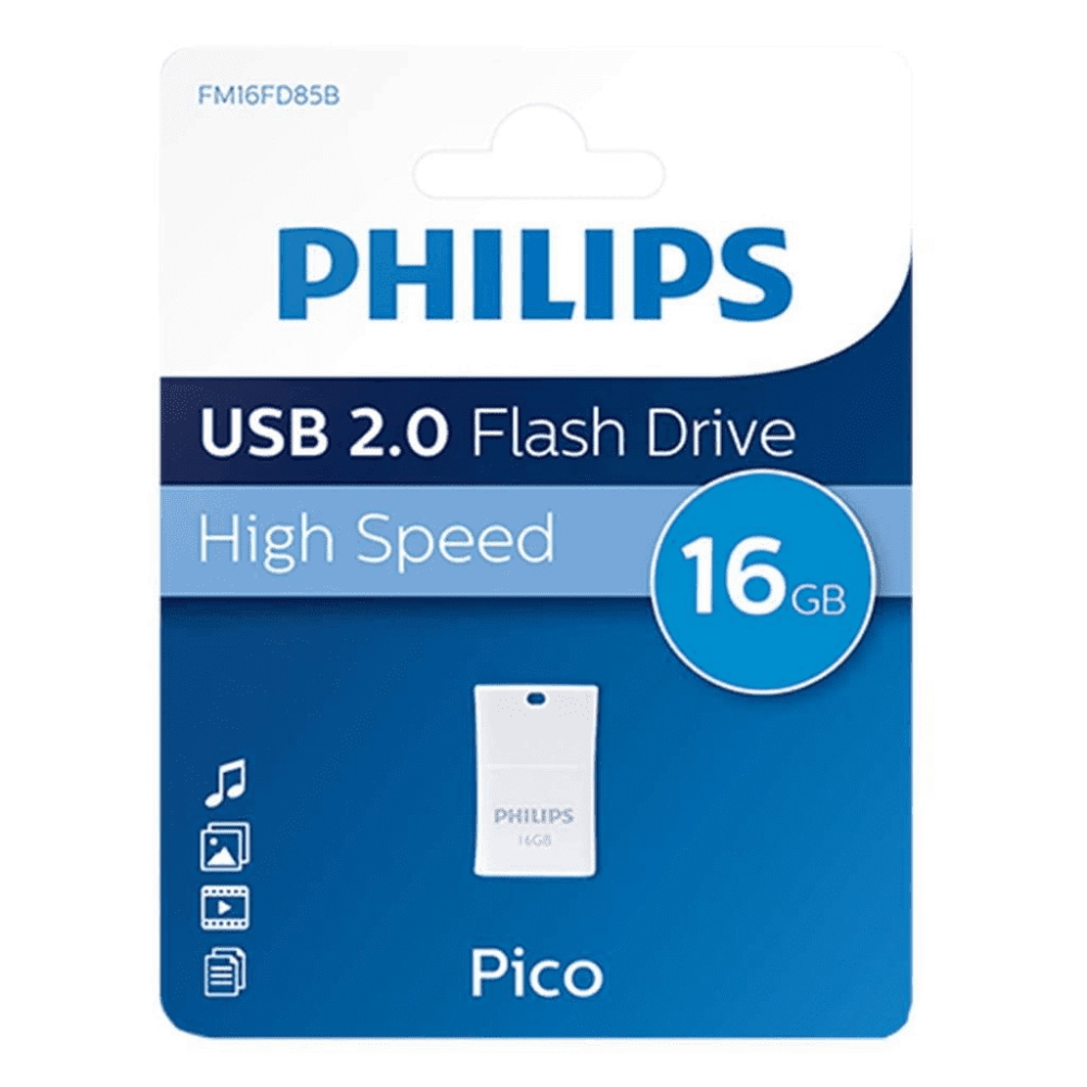 Philips USB-Stick 16GB 2.0 USB Drive Pico FM16FD85B