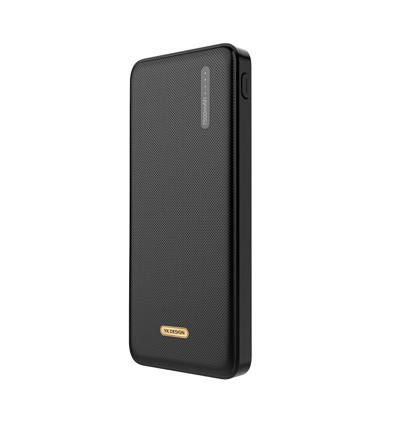 Powerbank 7500 mAh Black for microUSB