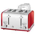 ProfiCook 4 Slice-Toaster Vintage PC-TA 1194 (Red)