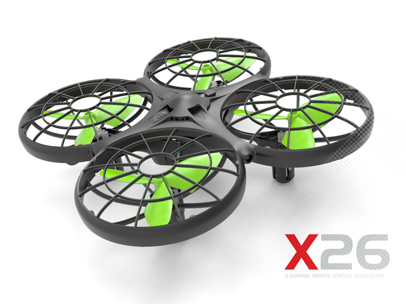 Quad-Copter SYMA X26 2.4G 4-Channel with Gyro (Black)