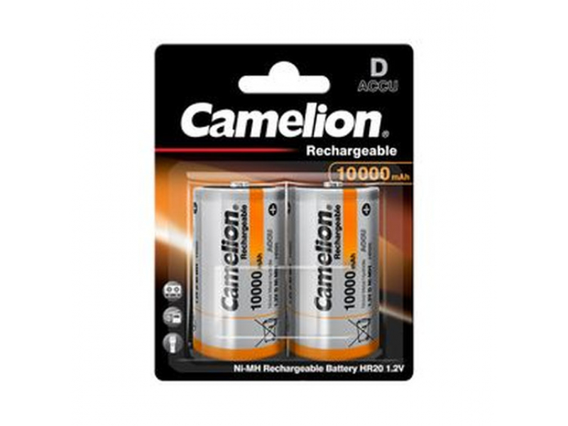 Rechargeable Battery Camelio HR20 D 10000mA (2 Pcs.)