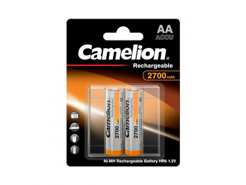 Rechargeable batteries Camelion AA Mignon 2700mAH + Box (2 Pcs)