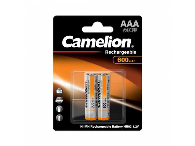 Rechargeable battery Camelion  AAA Micr 600mAH (2 Pcs.)