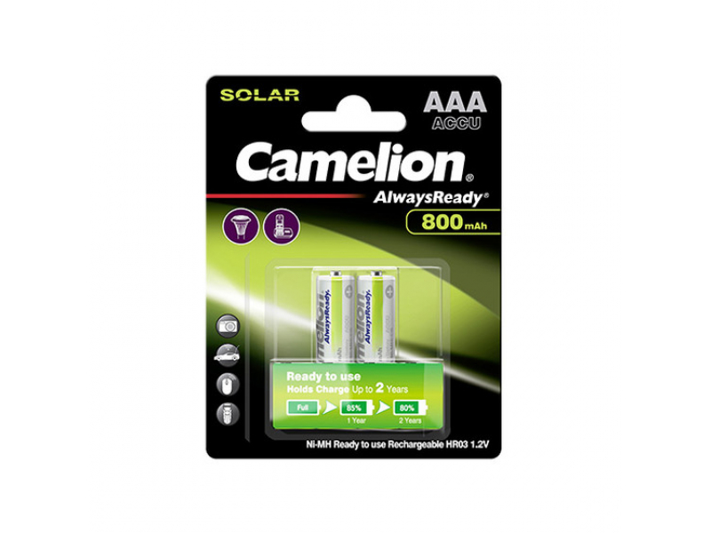 Rechargeable battery Camelion AAA Micro Always Ready 800mAH (2 Pcs.)