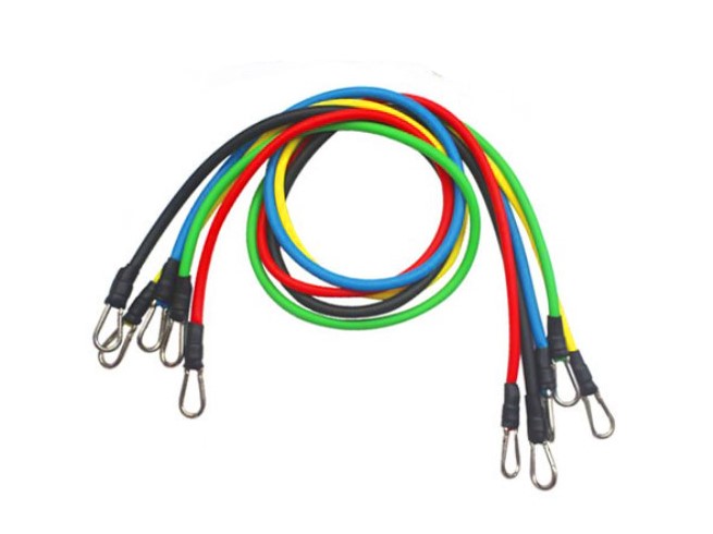 Resistance Fitness Band Set with 11 pcs