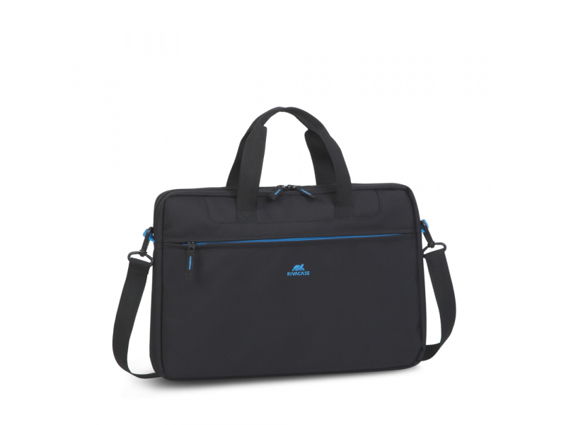 Rivacase 8037 - Messenger case - 39.6 cm (15.6inch) - Shoulder strap - 470 g - Black 8037BLACK