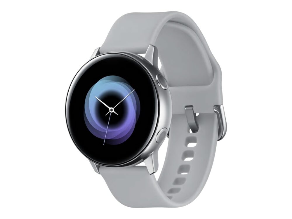 Samsung SM-R500 Galaxy Watch Active Smartwatch silver DE SM-R500NZSADBT