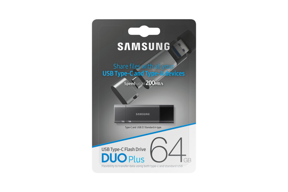 Samsung USB 3.1 + USB-C DUO Plus 64GB  MUF-64DB