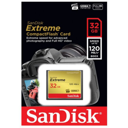 SanDisk CompactFlash Card Extreme 32GB SDCFXSB-032G-G46