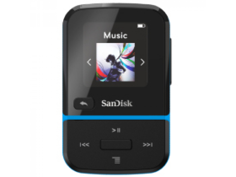 SanDisk MP3 Clip Sport Go 32GB blue retail SDMX30-032G-G46B